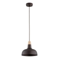 Pendelleuchte an Kabel RODOS 1xE27/15W/230V schwarz