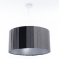 Pendelleuchte an Kabel STRIPES 1xE27/60W/230V Ø 40 cm grau