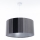 Pendelleuchte an Kabel STRIPES 1xE27/60W/230V Ø 40 cm grau