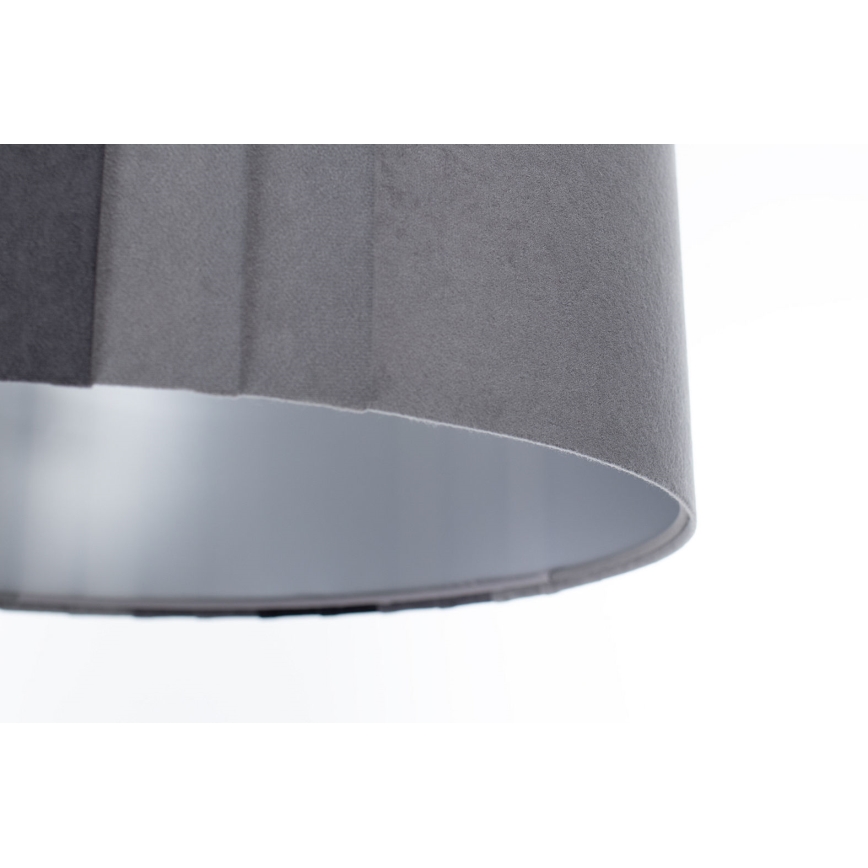 Pendelleuchte an Kabel STRIPES 1xE27/60W/230V Ø 40 cm grau