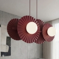Pendelleuchte an Kabel UMBRA 4xG9/8W/230V rot