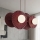 Pendelleuchte an Kabel UMBRA 4xG9/8W/230V rot