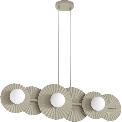 Pendelleuchte an Kabel UMBRA 6xG9/8W/230V beige