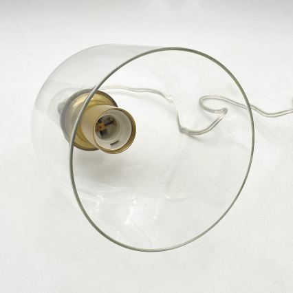 Pendelleuchte an Kabel VELARE 1xE27/15W/230V gold/transparent
