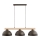 Pendelleuchte an Kabel VERTA 3xE27/15W/230V braun/beige