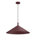 Pendelleuchte an Seil ANEGA 1xGX53/15W/230V Ø 50 cm burgunderrot