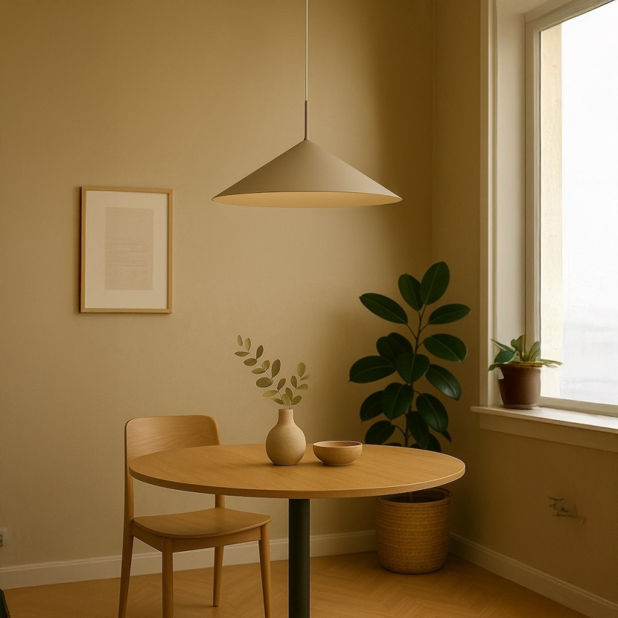 Pendelleuchte an Seil CAPITAL 1xGX53/15W/230V Ø 60 cm beige