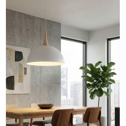 Pendelleuchte an Stahlseil NAUTICA 1xGX53/12W/230V weiß