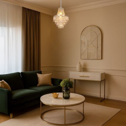 Pendelleuchte an Stange GEMMA, 1× E27 / 60 W / 230 V, Ø 23 cm