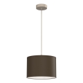 Pendelleuchte ARDEN 1xE27/15W/230V Ø 25 cm beige/braun