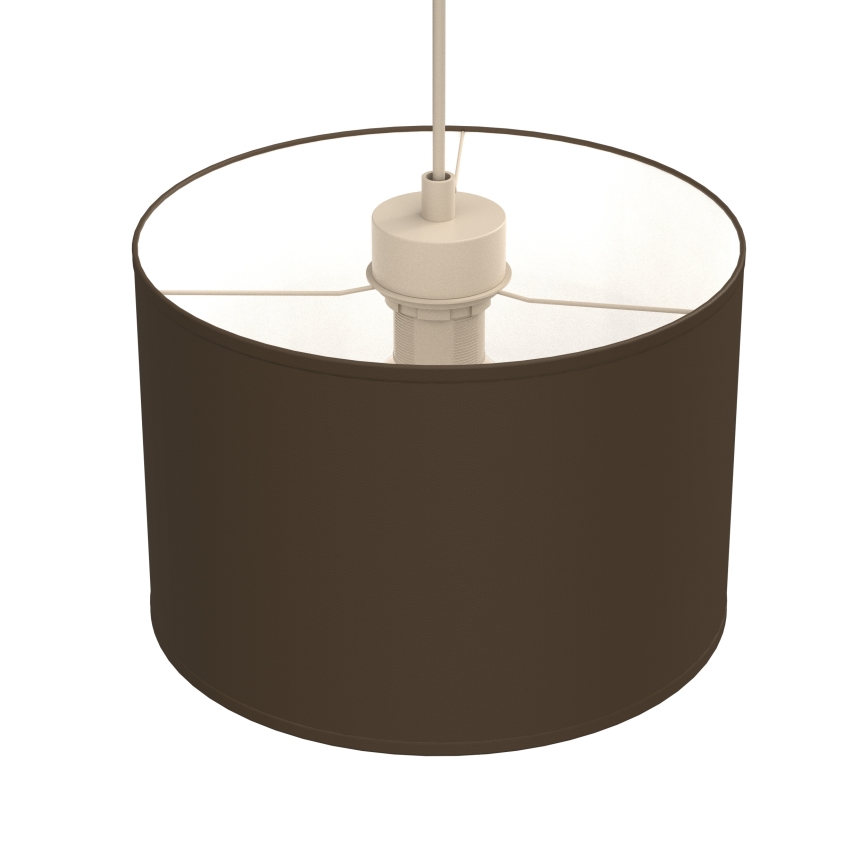 Pendelleuchte ARDEN 1xE27/15W/230V Ø 25 cm beige/braun