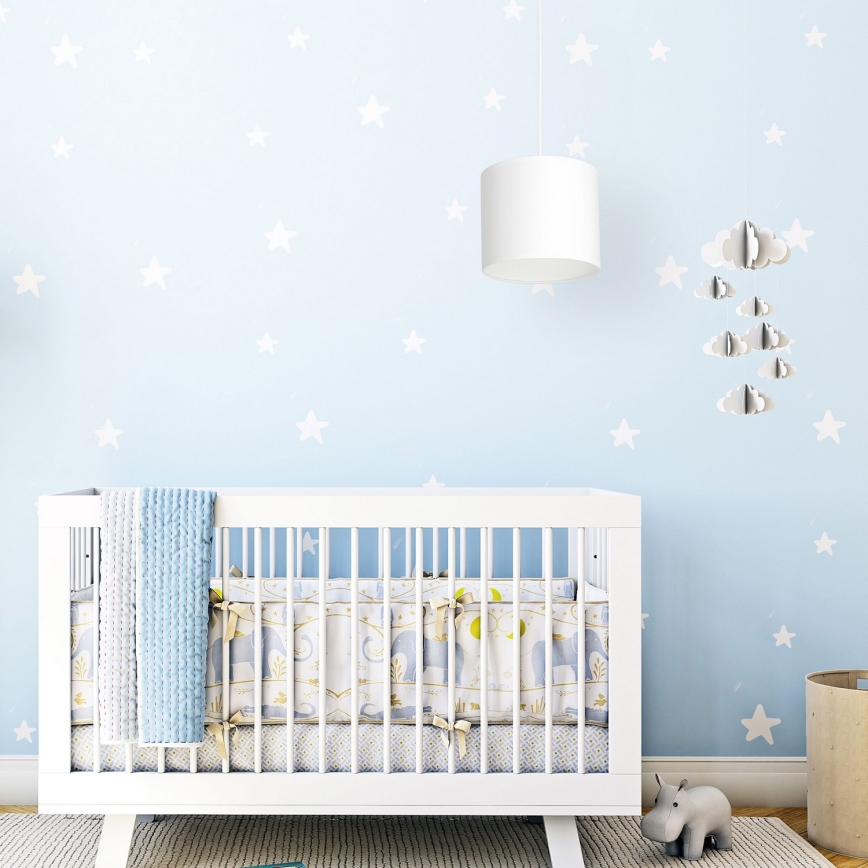 Deckenleuchte an Kabel ARDEN 1xE27/60W/230V Ø 18 cm Weiß