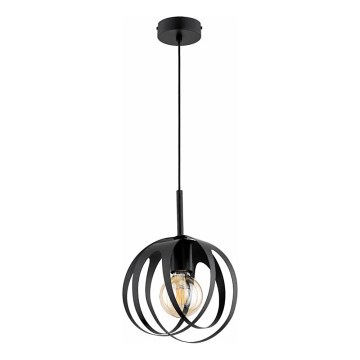 Pendelleuchte ASANI an Kabel 1xE27/15W/230V schwarz