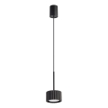 Pendelleuchte AURA an Kabel 1xGX53/10W/230V schwarz