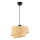 Pendelleuchte BARETTE 1xE27/60W/230V braun/gold
