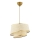 Pendelleuchte BARETTE 1xE27/60W/230V creme/gold