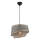 Pendelleuchte BARETTE 1xE27/60W/230V grau/gold