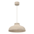 Pendelleuchte BASCA mit Kabel 1xE27/15W/230V, beige