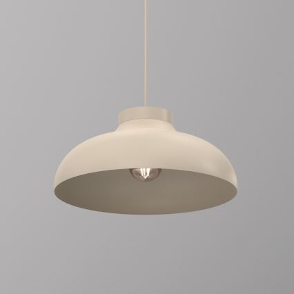 Pendelleuchte BASCA mit Kabel 1xE27/15W/230V, beige