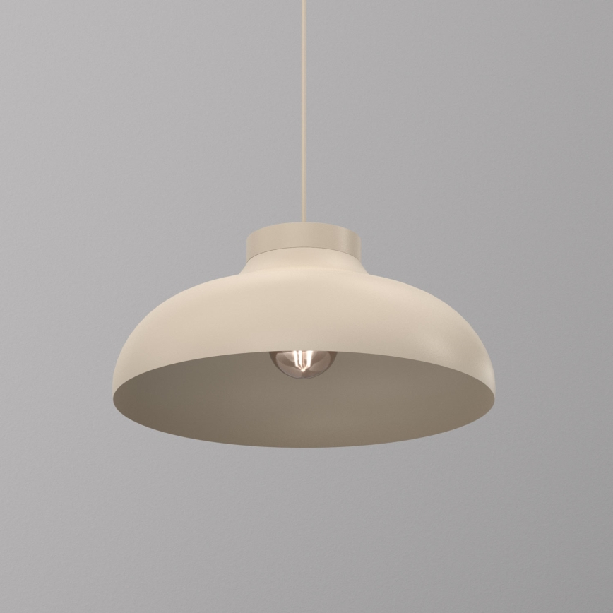 Pendelleuchte BASCA mit Kabel 1xE27/15W/230V, beige