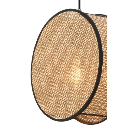 Pendelleuchte BIG DRUM 1xE27/60W/230V braun/schwarz