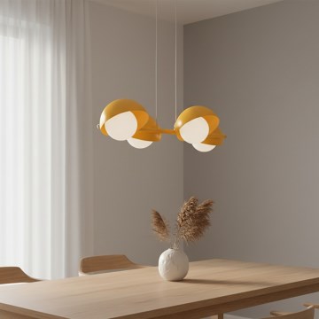 Pendelleuchte BOOM 4xG9/8W/230V orange