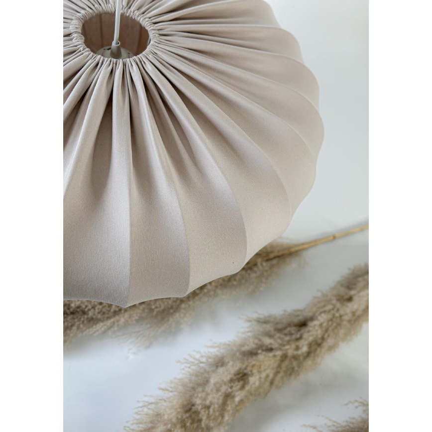 Pendelleuchte CAFEE mit Kabelaufhängung 1xE27/40W/230V, Ø 66 cm, Beige
