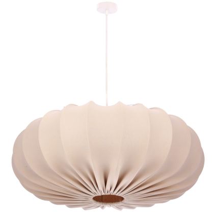 Pendelleuchte CAFEE mit Kabelaufhängung 1xE27/40W/230V, Ø 66 cm, Beige
