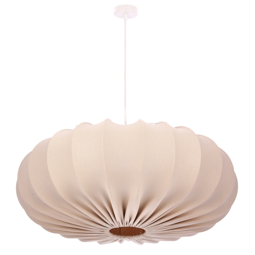 Pendelleuchte CAFEE mit Kabelaufhängung 1xE27/40W/230V, Ø 66 cm, Beige