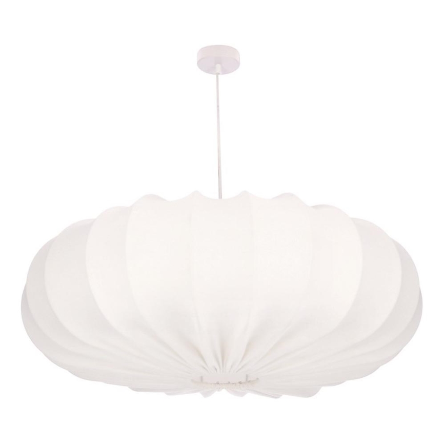 Pendelleuchte CAFEE mit Seilaufhängung, 1×E27/40W/230V, Ø 66 cm, weiß