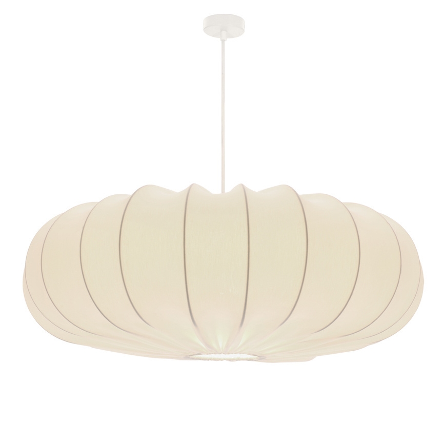 Pendelleuchte CAFEE mit Seilaufhängung, 1×E27/40W/230V, Ø 66 cm, weiß