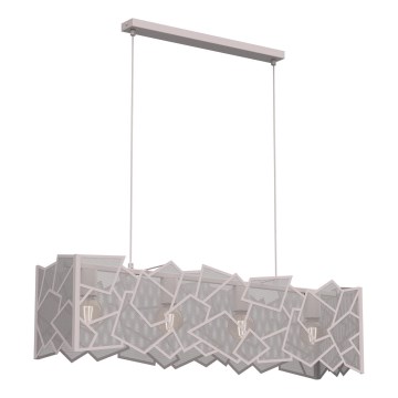 Pendelleuchte CAMO, 4xE27/15W/230V, Beige