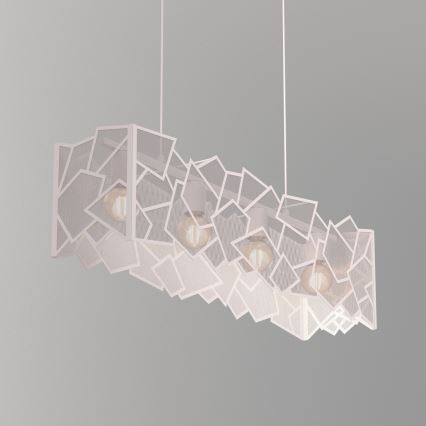 Pendelleuchte CAMO, 4xE27/15W/230V, Beige
