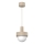Pendelleuchte CANAN mit Kabel, 1xE27/15W/230V, Ø 20 cm, Beige