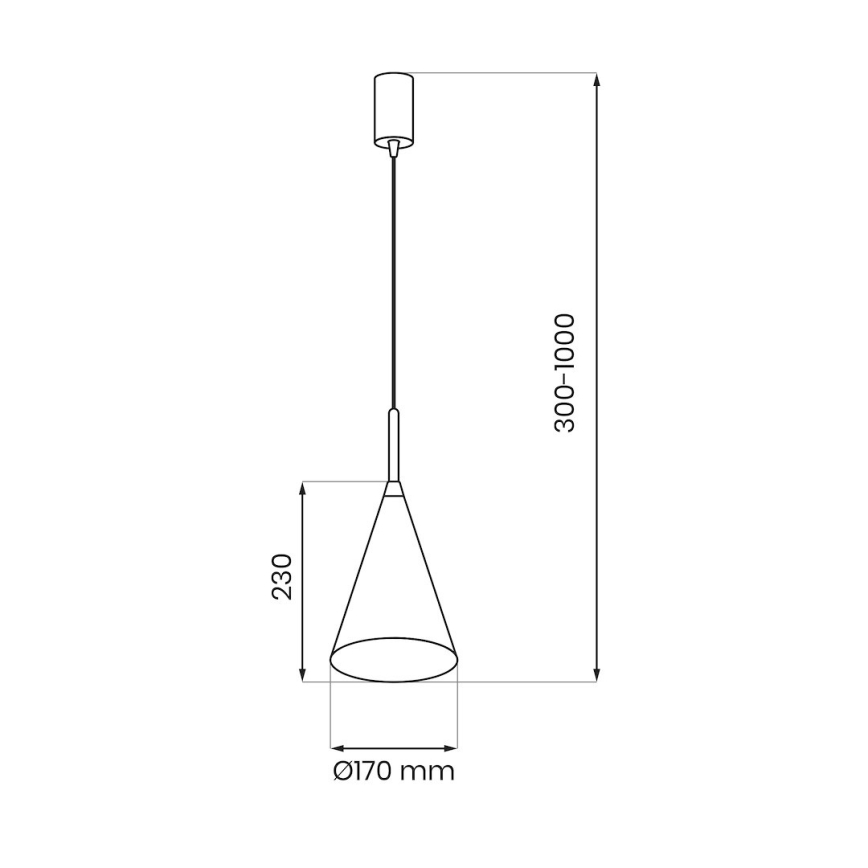 Pendelleuchte CAPITAL 1xGX53/15W/230V, Durchmesser 17 cm, beige