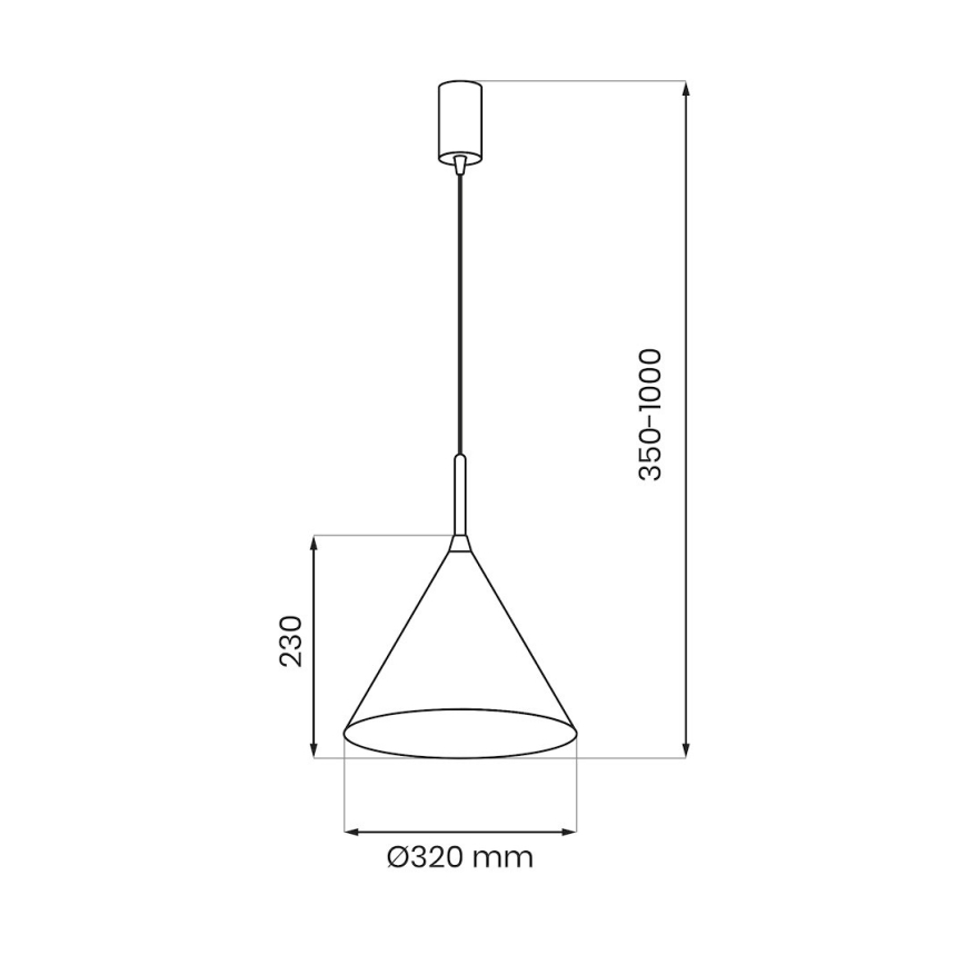Pendelleuchte CAPITAL 1xGX53/15W/230V Ø 32 cm beige