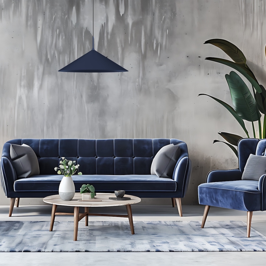 Pendelleuchte CAPITAL, 1xGX53/15W/230V, Ø 60 cm, blau