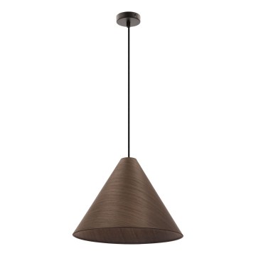 Pendelleuchte CONO 1xE27/40W/230V Mahagoni-Furnier