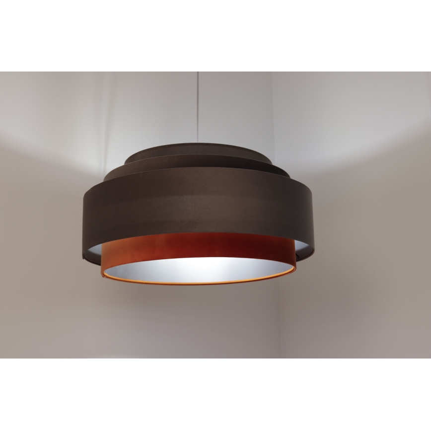 Deckenleuchte an Kabel DOBLO 1xE27/60W/230V grau/orange