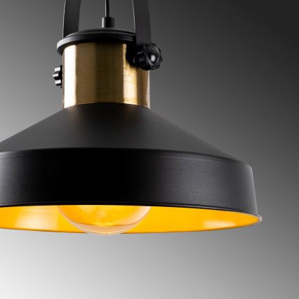 Pendelleuchte DODO 1xE27/40W/230V schwarz/bronze