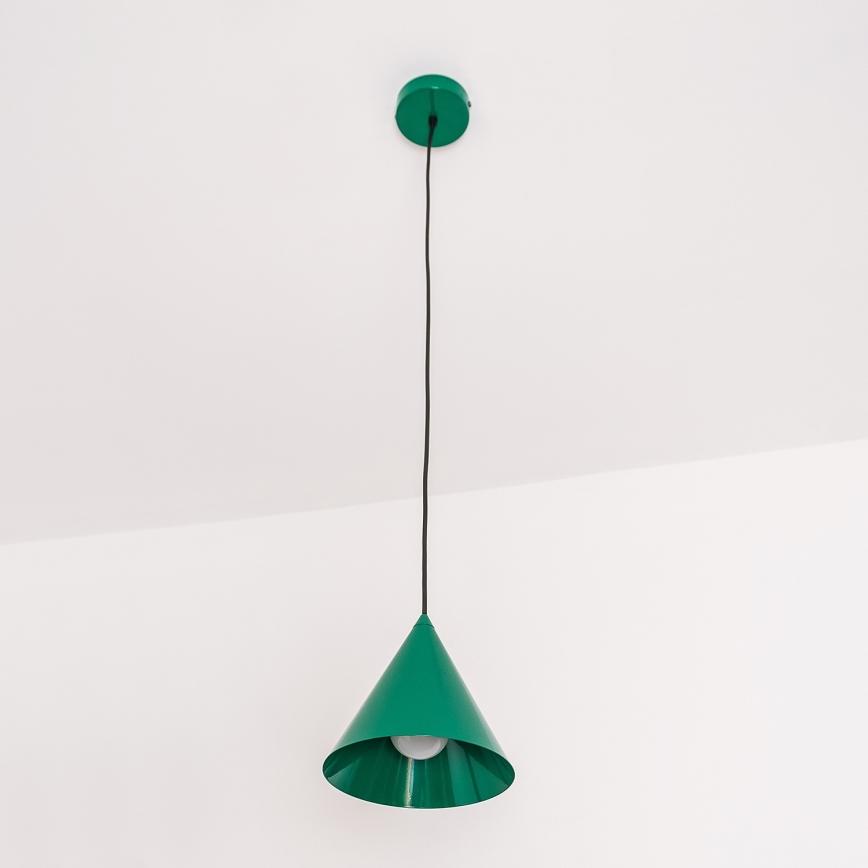 Pendelleuchte ETNA 1xE27/15W/230V Ø 18,5 cm grün