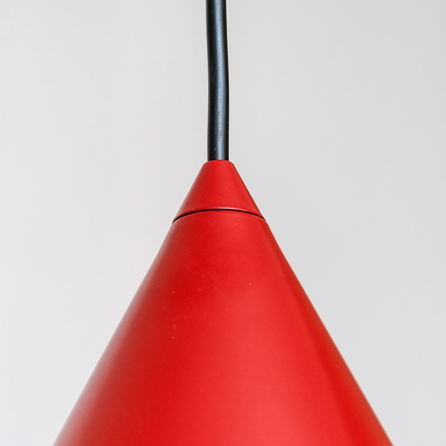 Pendelleuchte ETNA II 1xE27/15W/230V Ø 25 cm rot