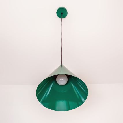 Pendelleuchte ETNA II mit Kabelaufhängung, 1 x E27, 15 W, 230 V, Ø 25 cm, grün
