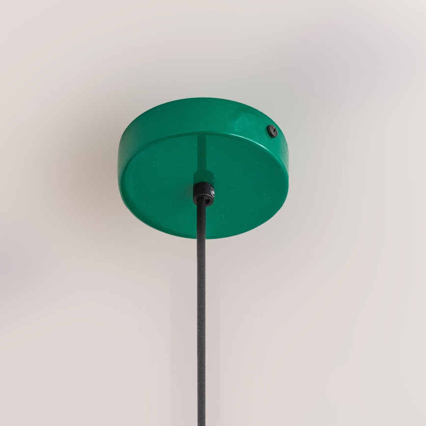 Pendelleuchte ETNA II mit Kabelaufhängung, 1 x E27, 15 W, 230 V, Ø 25 cm, grün