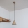 Pendelleuchte ETNA mit Kabel 1xE27/15W/230V Ø 18,5 cm beige