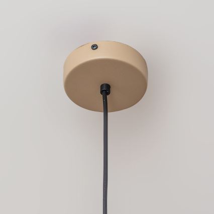 Pendelleuchte ETNA mit Kabel, 1xE27/15W/230V, Ø 25 cm, beige
