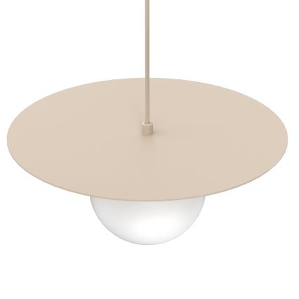 Pendelleuchte FLAT 1xE27/15W/230V, Beige