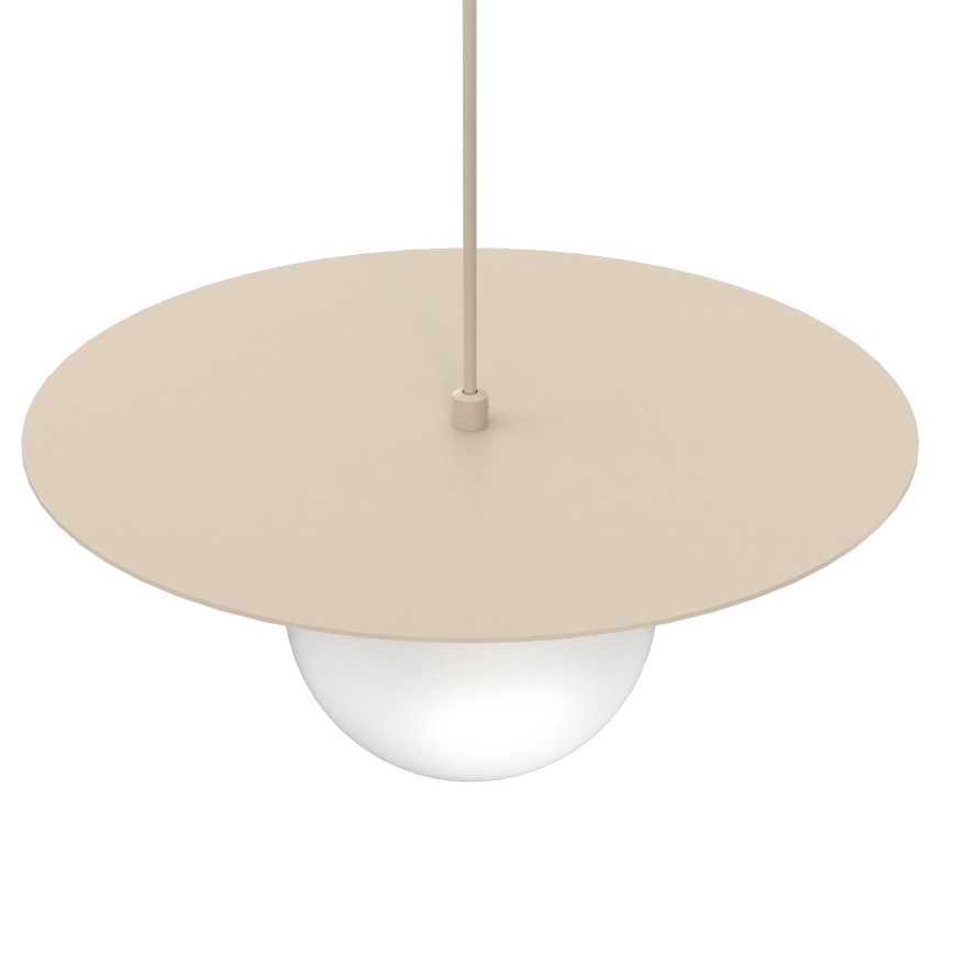 Pendelleuchte FLAT 1xE27/15W/230V, Beige