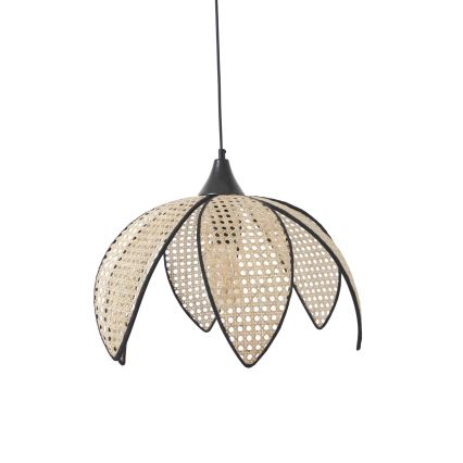 Pendelleuchte FUME 1xE27/40W/230V Ø 40 cm schwarz/beige
