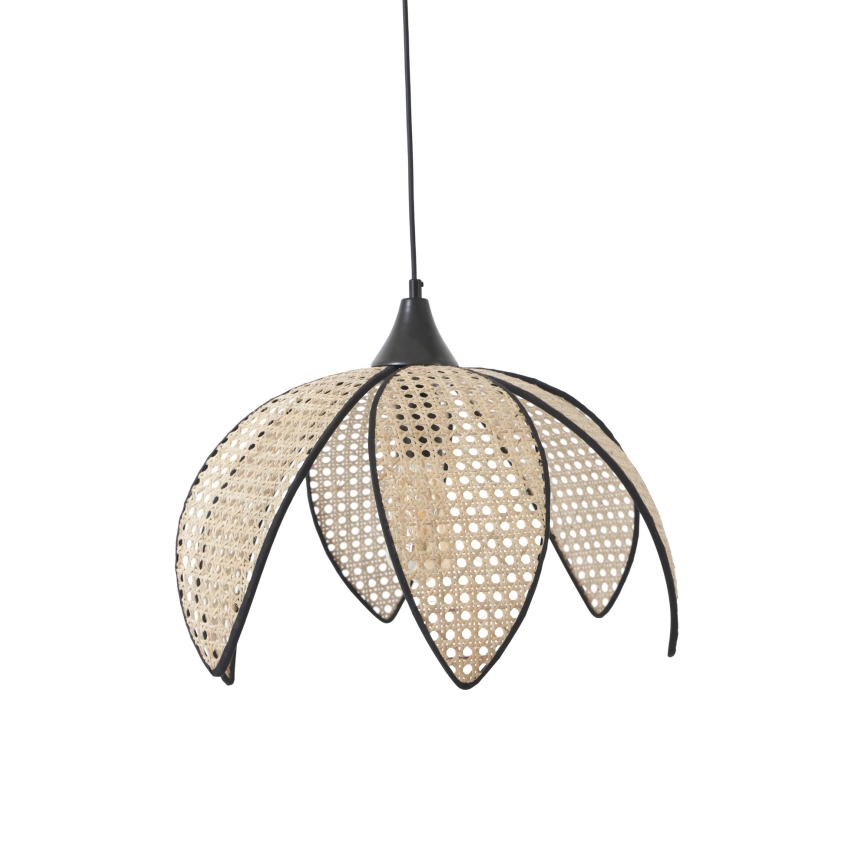 Pendelleuchte FUME 1xE27/40W/230V Ø 40 cm schwarz/beige